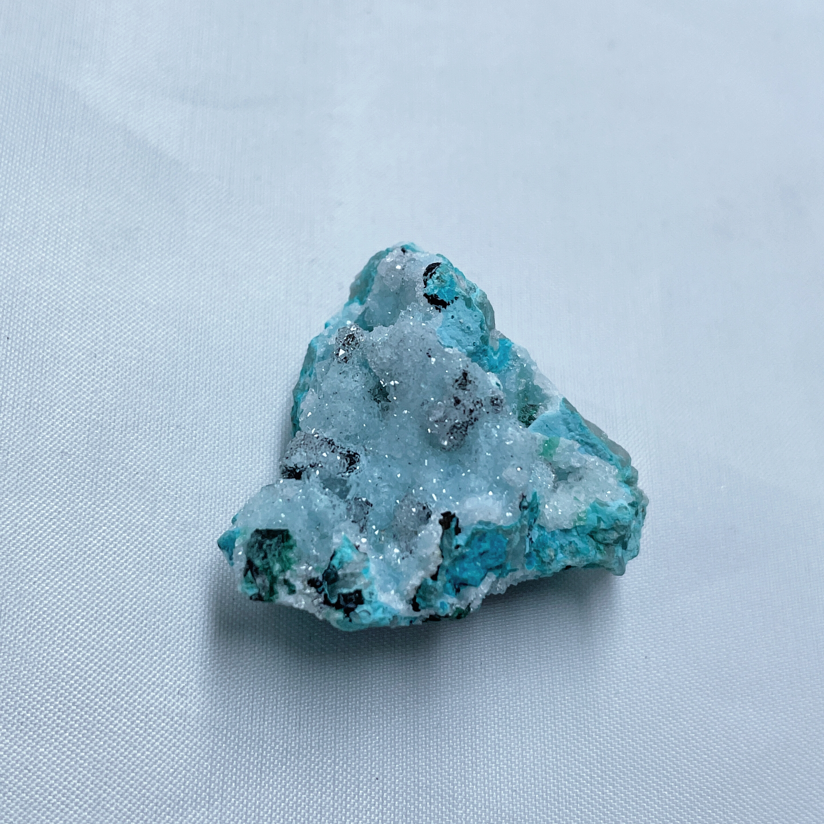 Chrysocolla Mineral Specimen Natural Druzy Crystal